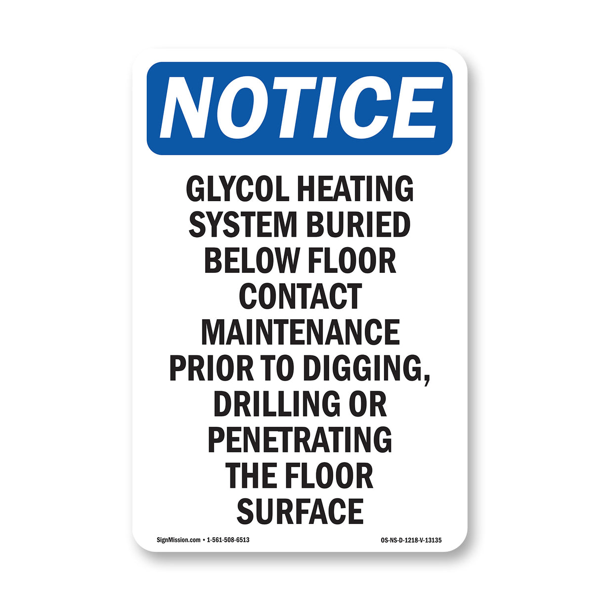 Glycol Heating System Buried Below Floor
