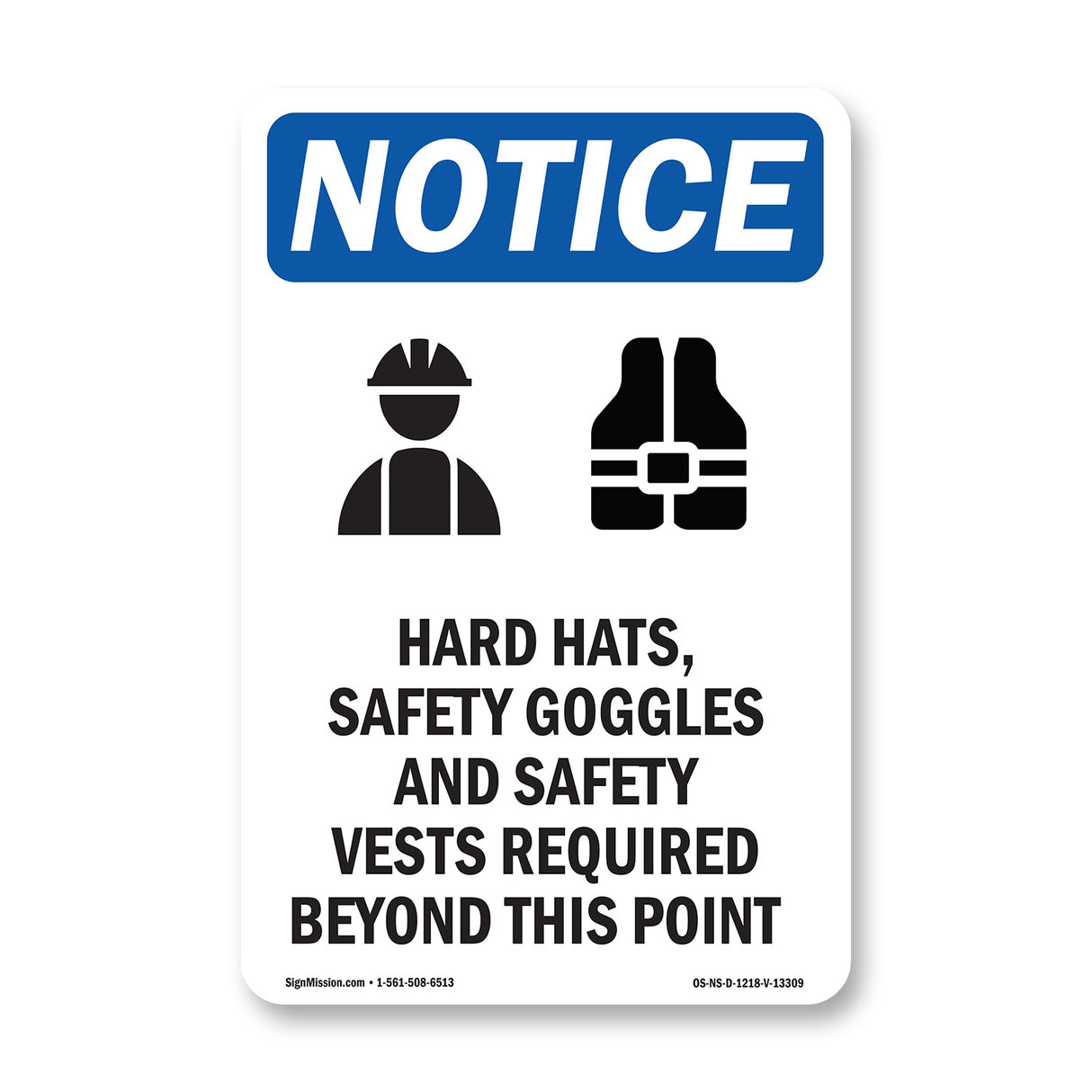 Hard Hats, Safety Goggles And