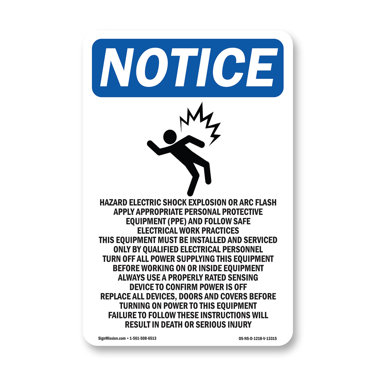 Hazard Electric Shock Explosion