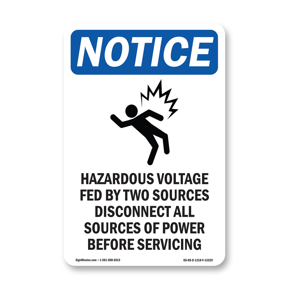 Hazardous Voltage Fed By Two