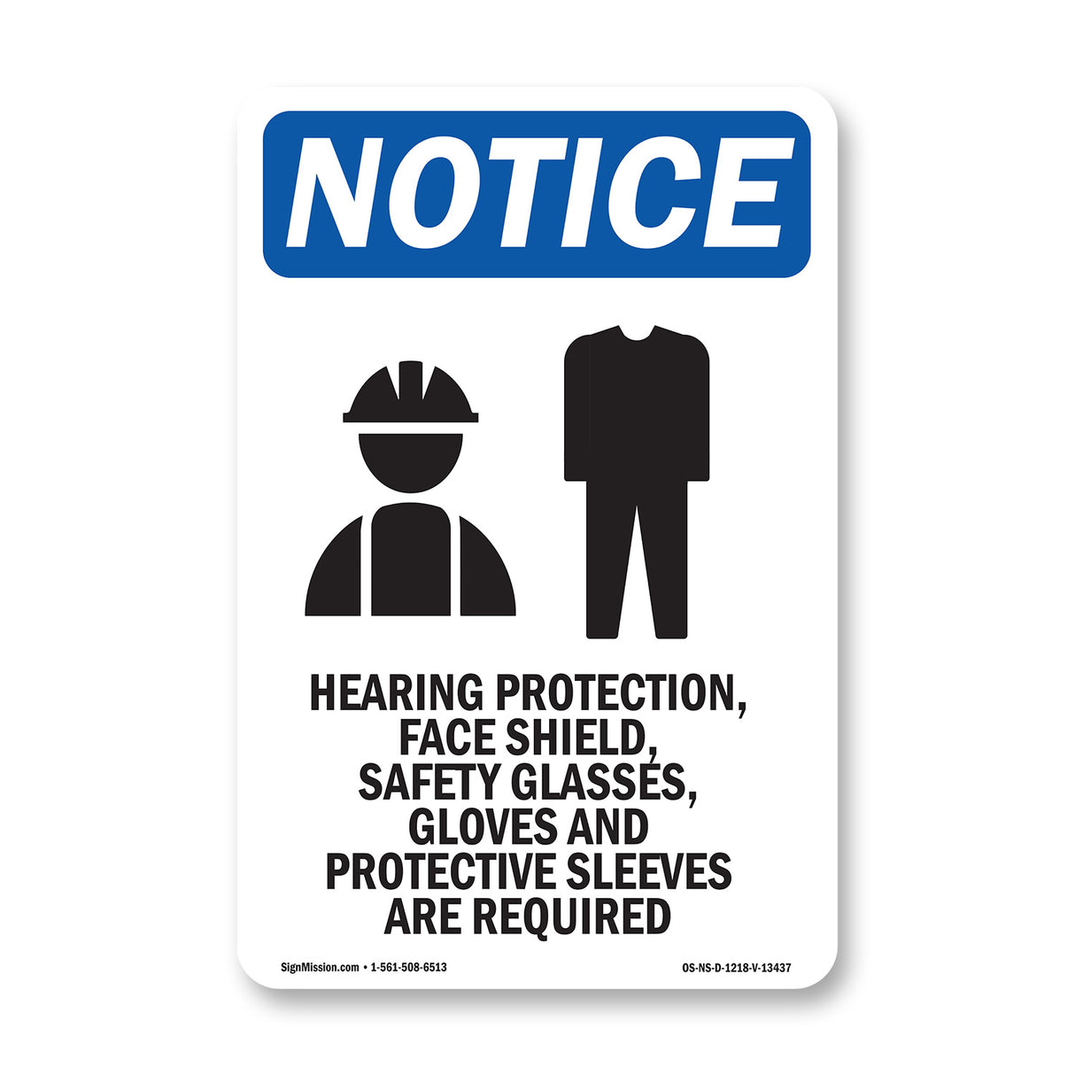 Hearing Protection, Face Shield,