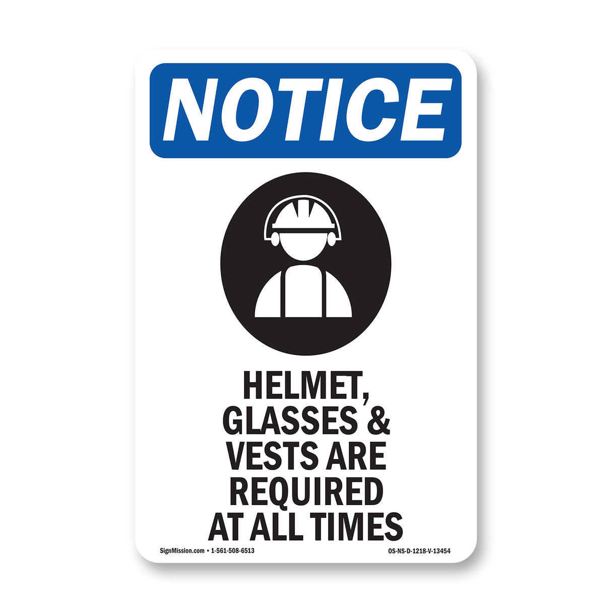 Helmet, Glasses &