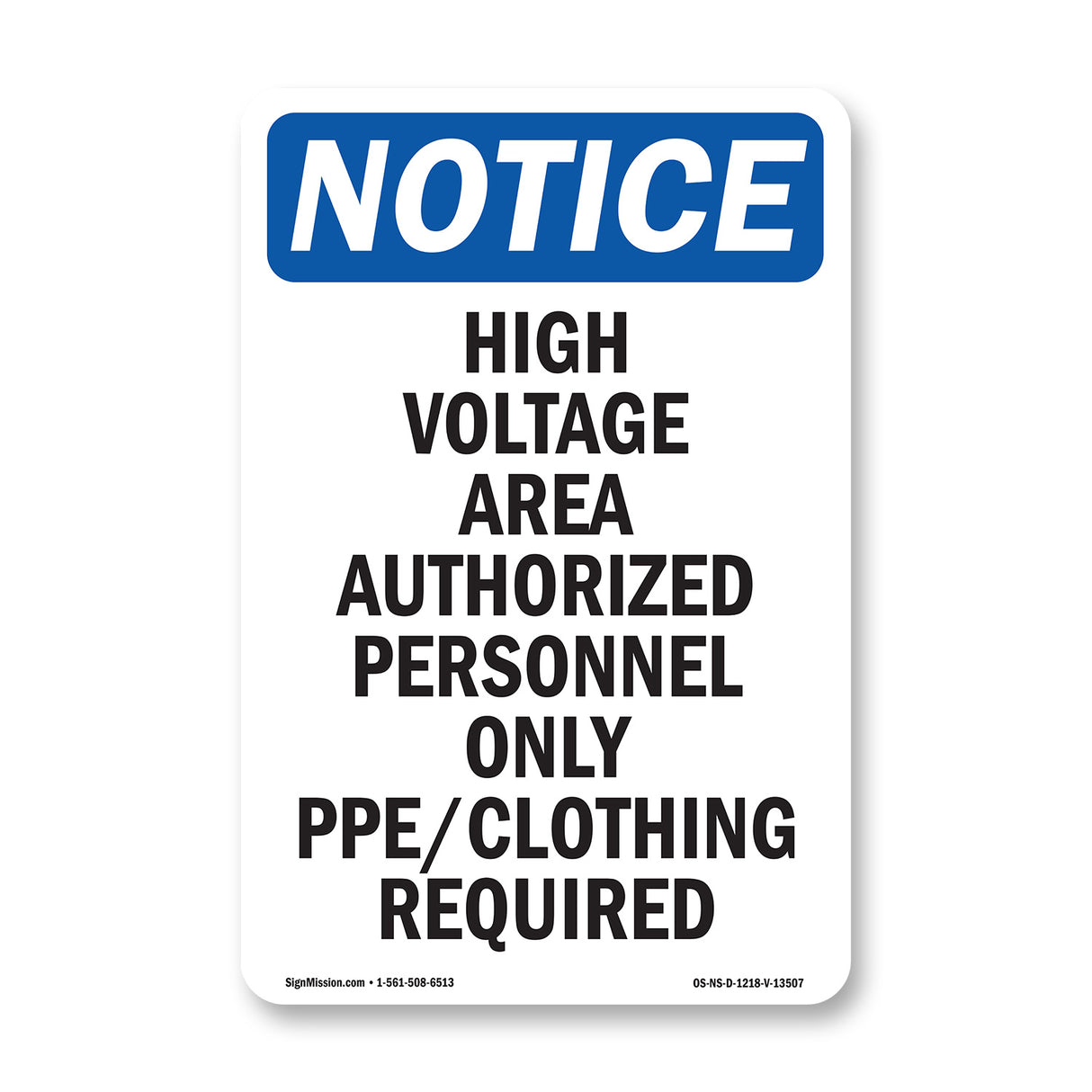 High Voltage Area Authorized Personnel Only