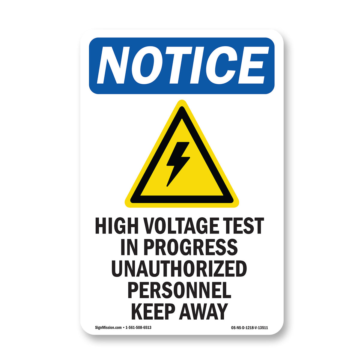 High Voltage Test In Progress