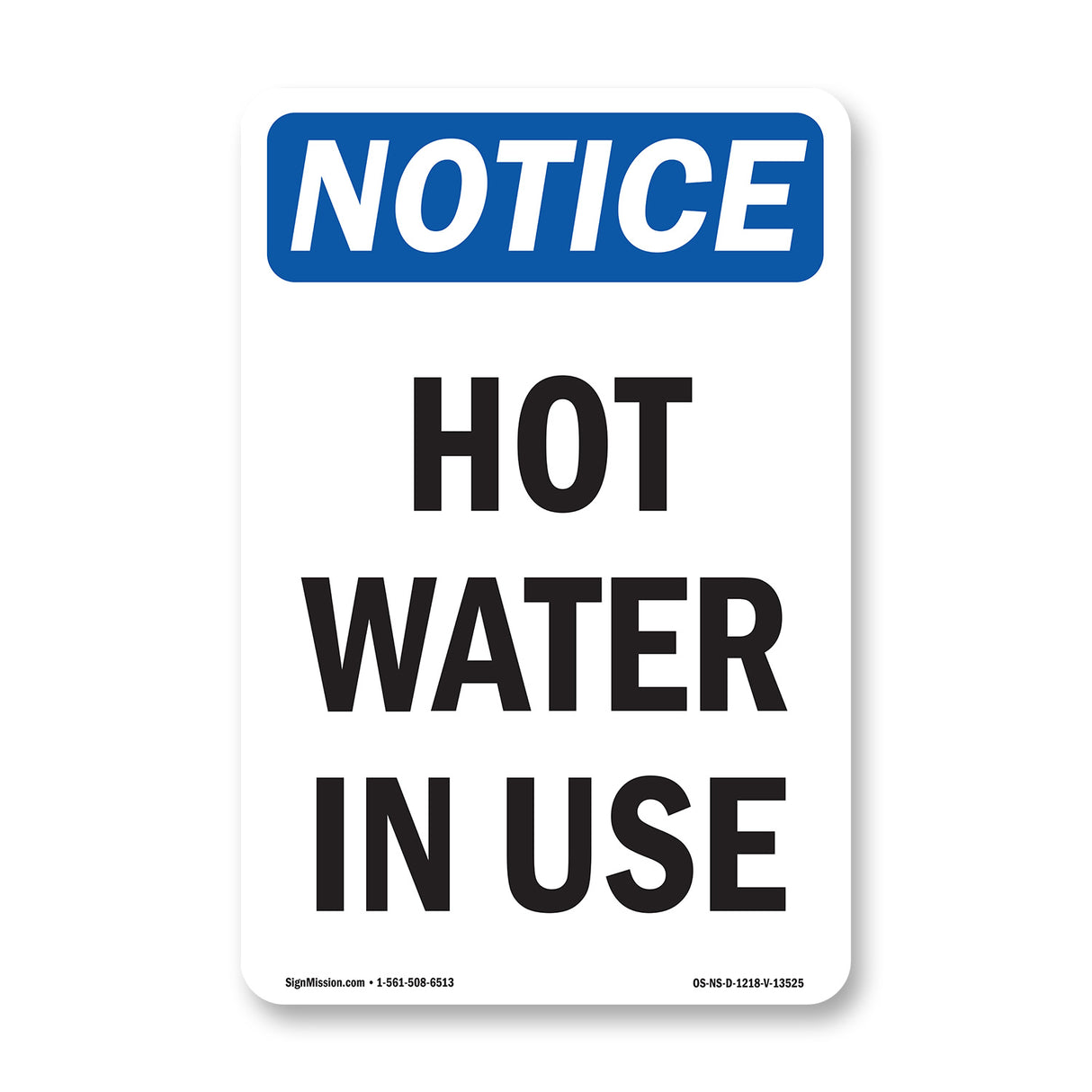 Hot Water In Use