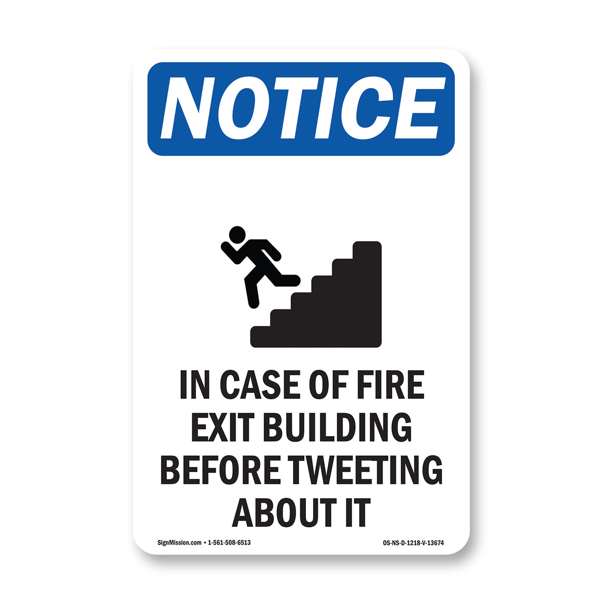 In Case Of Fire Exit Building