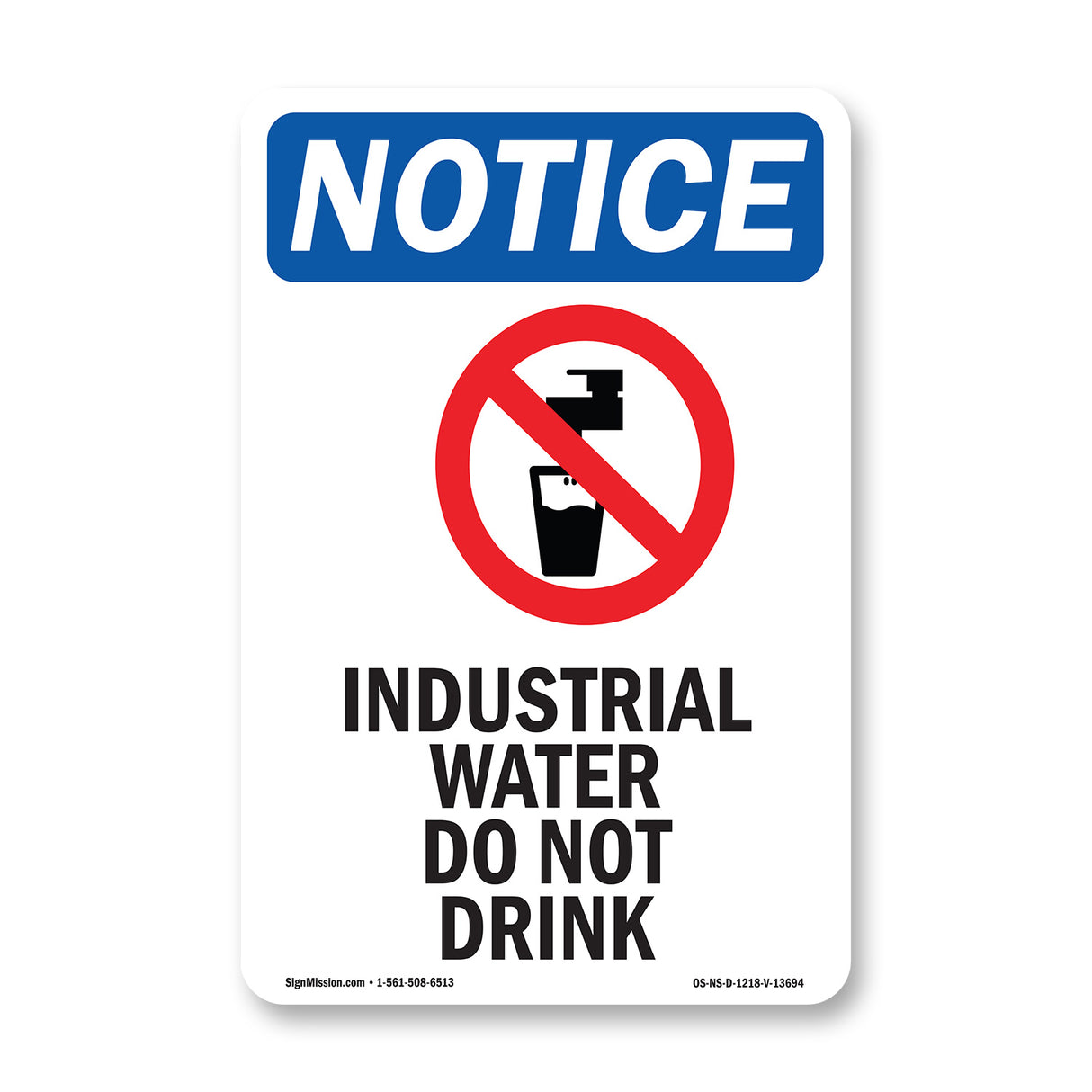Industrial Water Do Not Drink