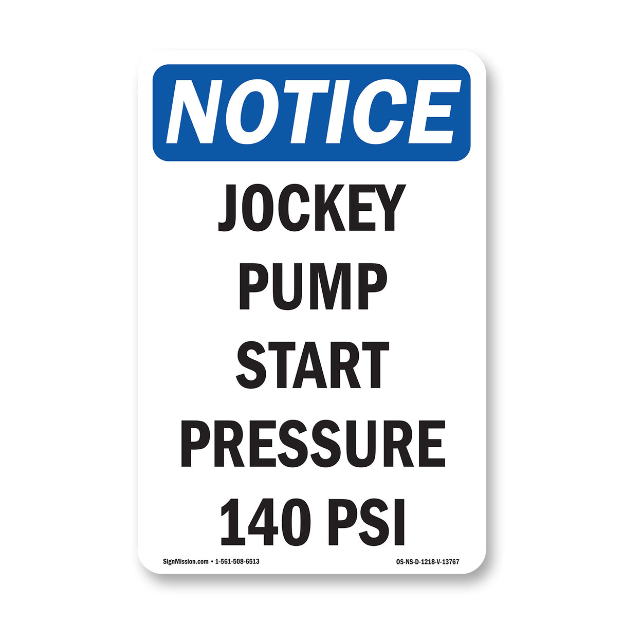 Jockey Pump Start Pressure 140 Psi