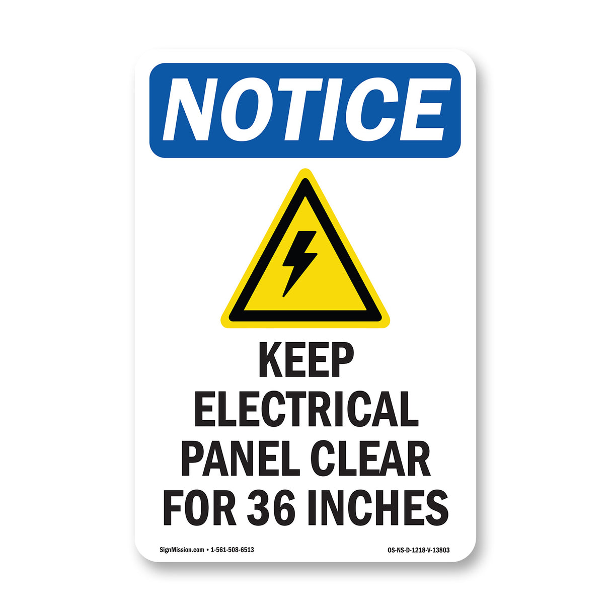 Keep Electrical Panel Clear
