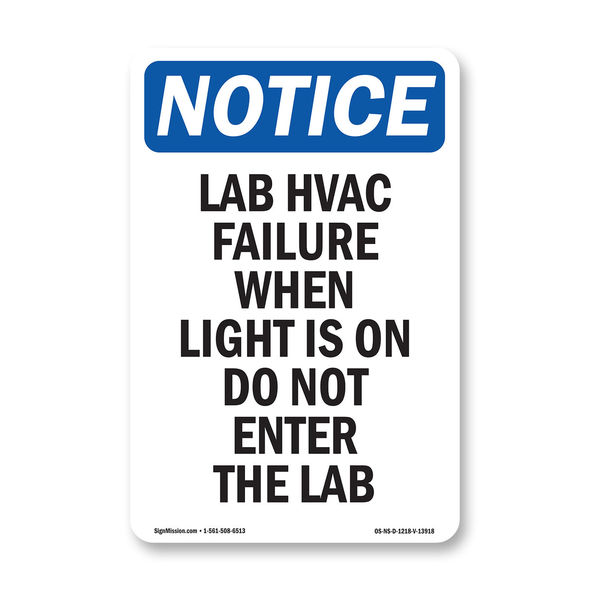 Lab HVAC Failure When Light Is On Do Not