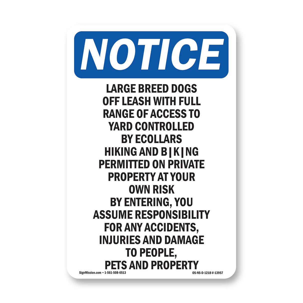 Large Breed Dogs Off Leash With Full Range