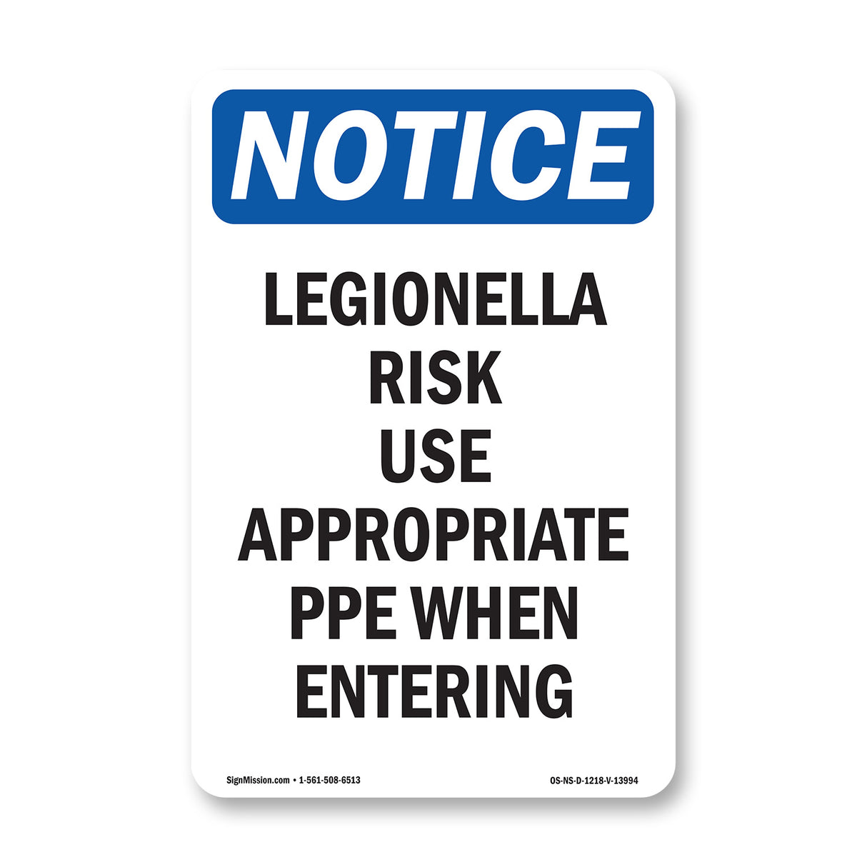 Legionella Risk Use Appropriate PPE When Entering
