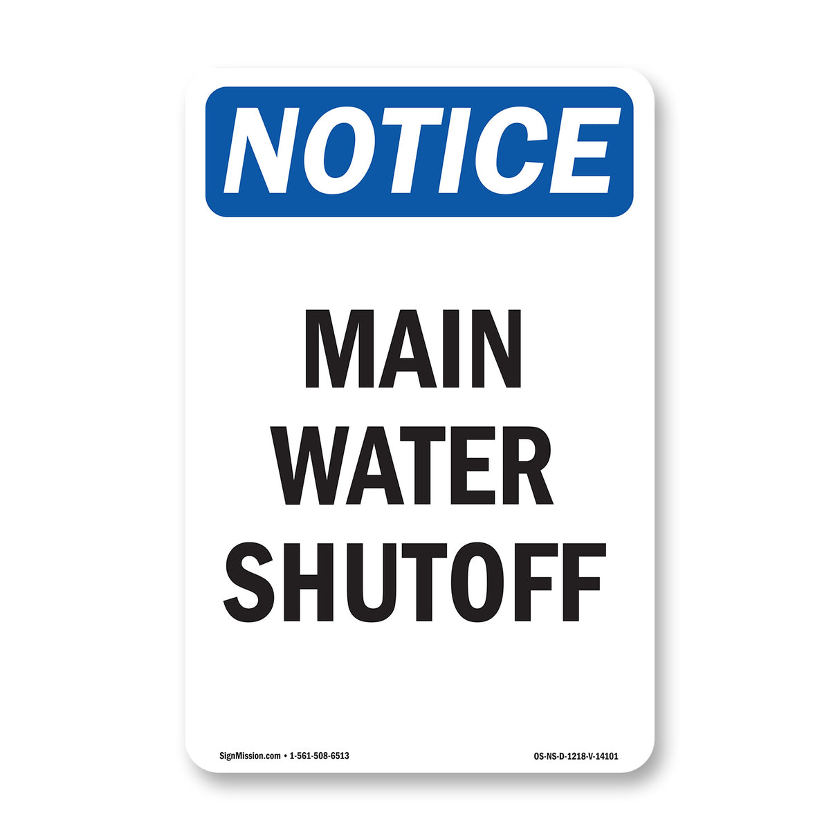 Main Water Shutoff