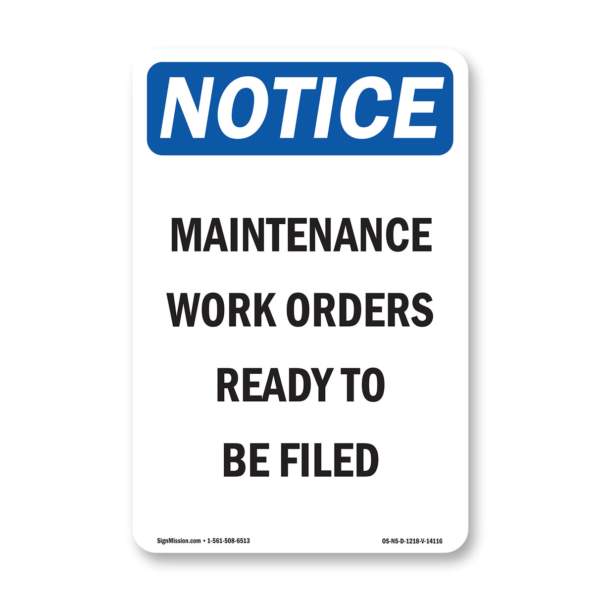 Maintenance Work Orders Ready To Be Filed