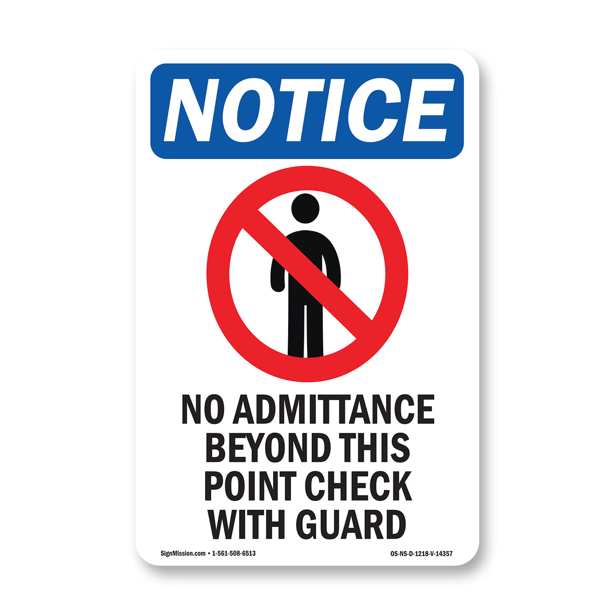 No Admittance Beyond