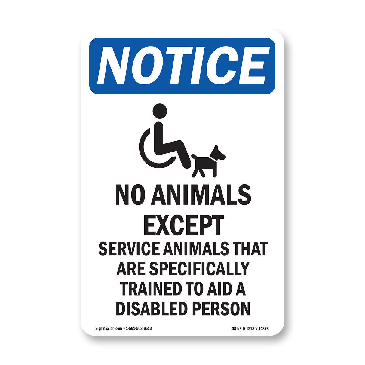 No Animals Except