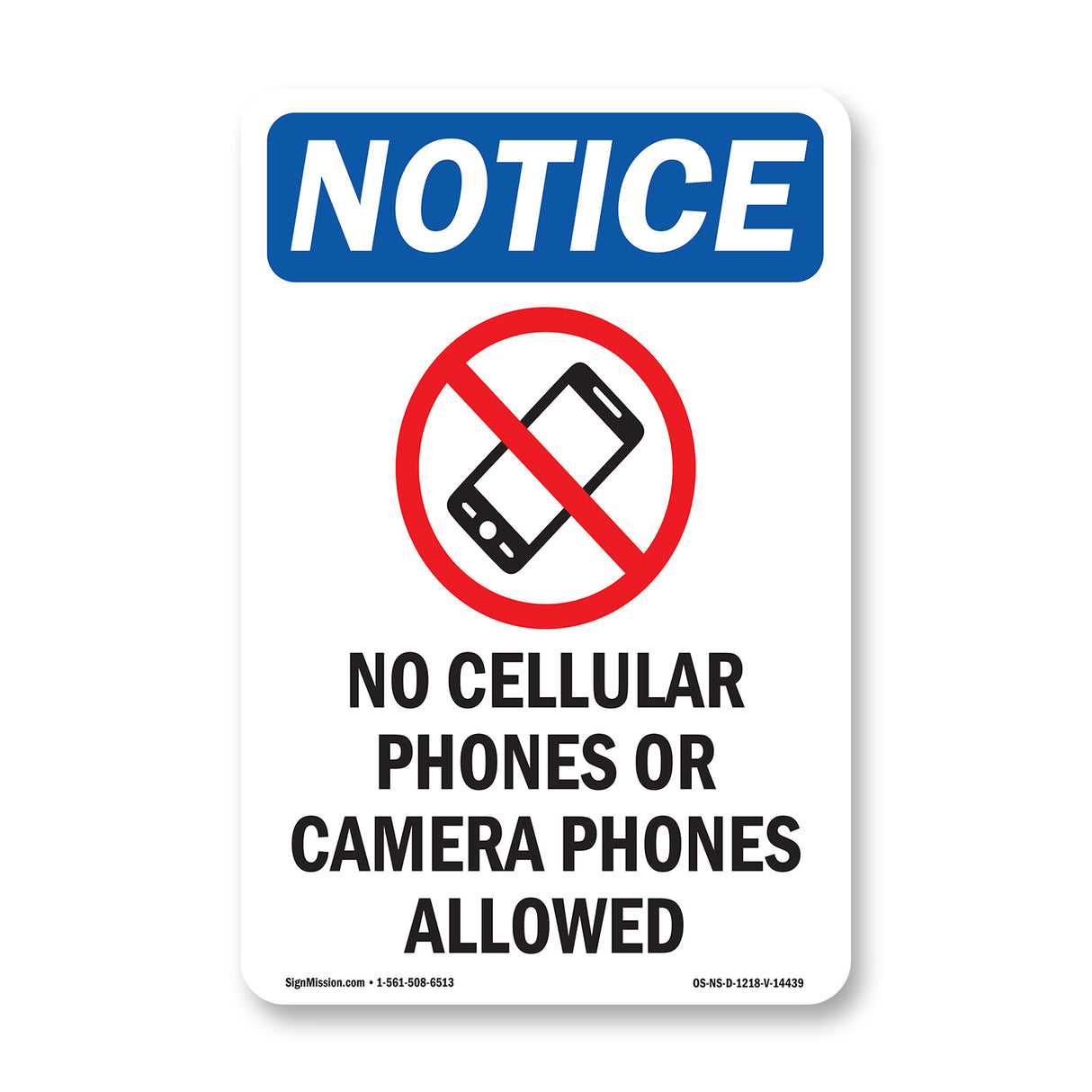 No Cellular Phones Or Camera