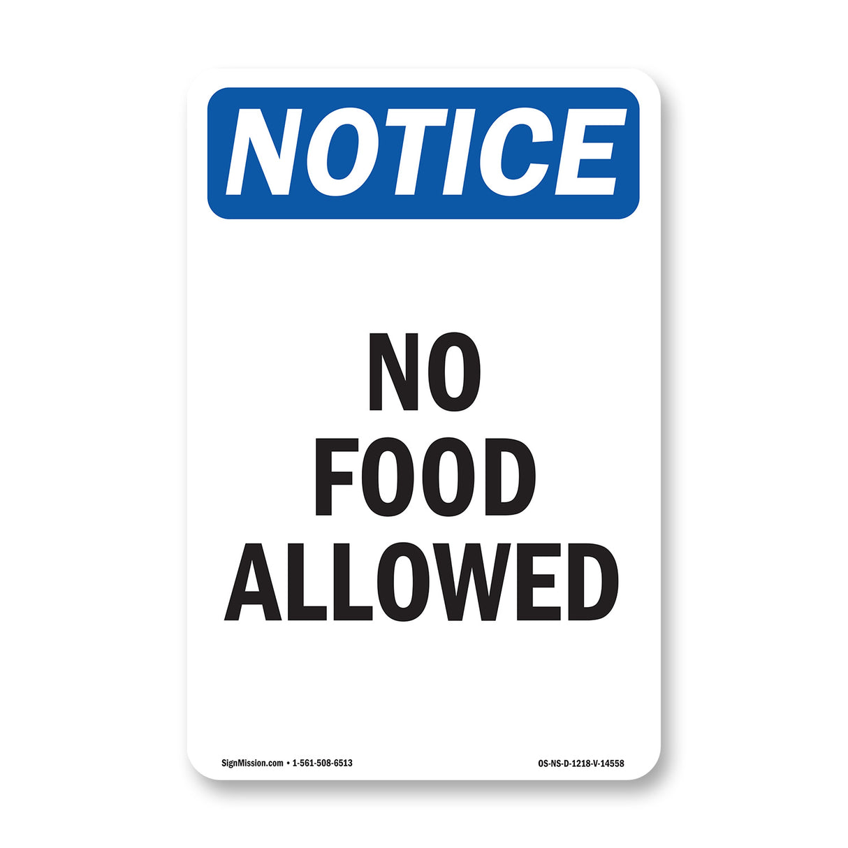 No Food Allowed