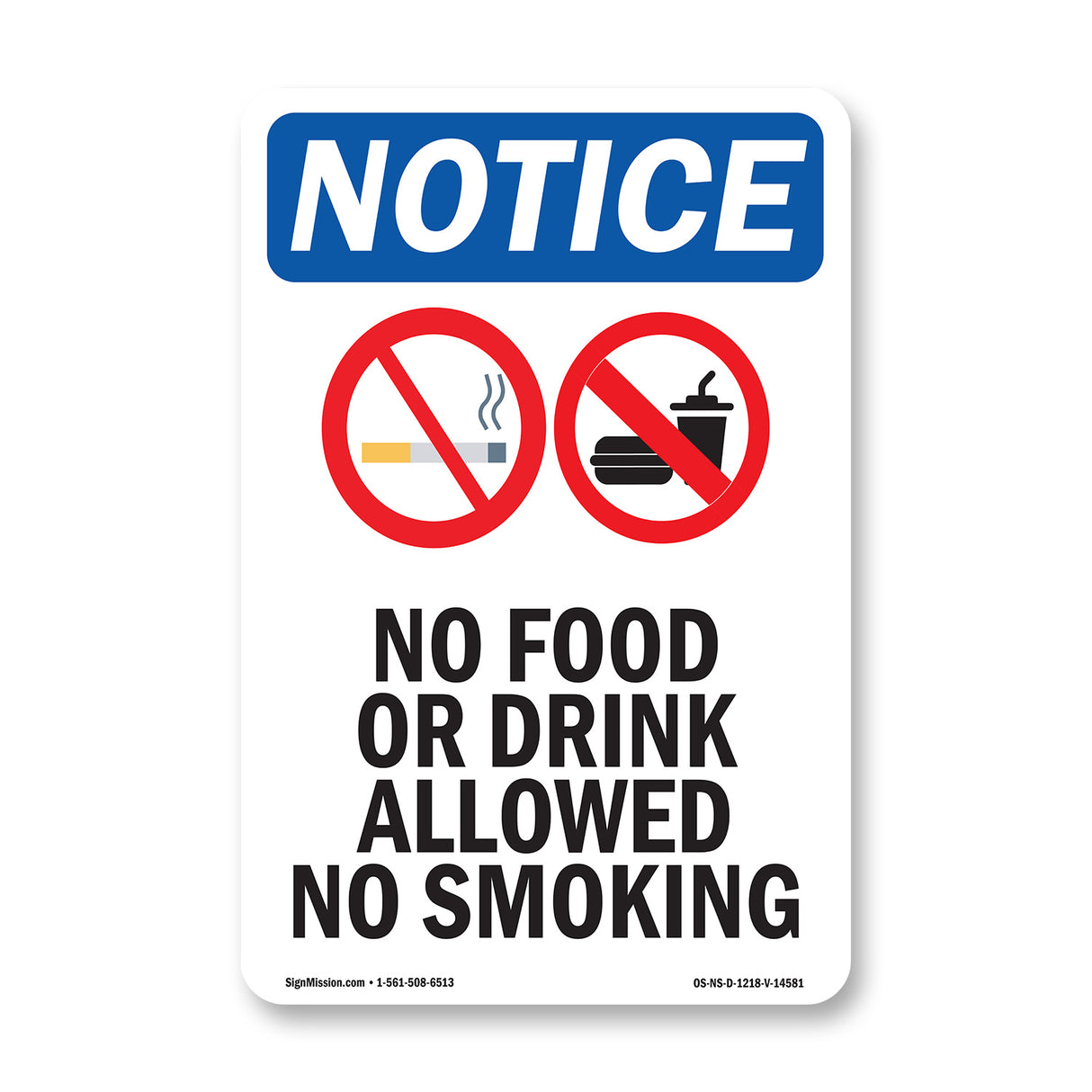 No Food Or Drink Allowed No Smoking