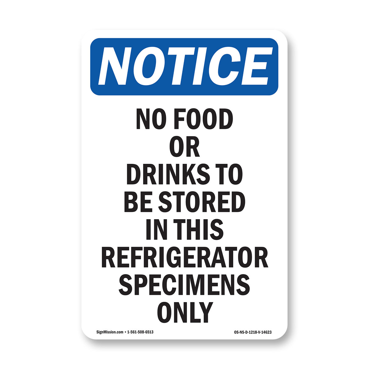 No Food Or Drinks To Be Stored In This Refrigerator