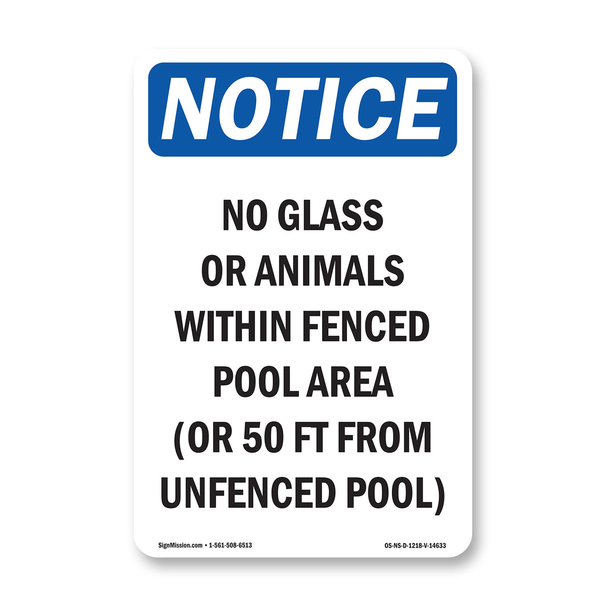 No Glass Or Animals Within Fenced Pool Area