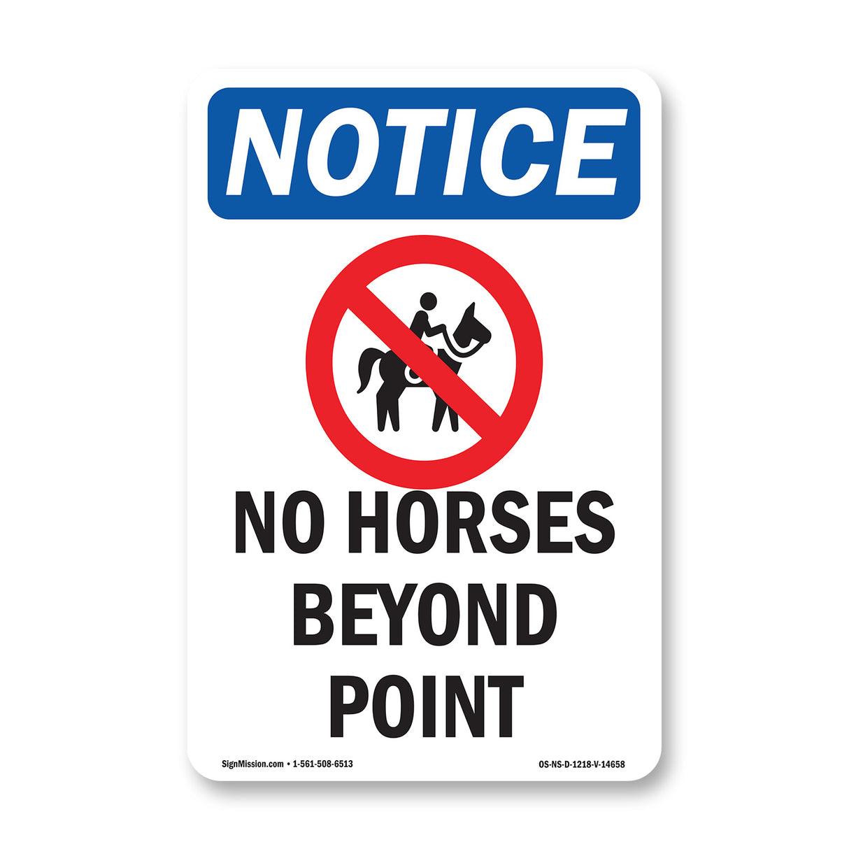 No Horses Beyond This Point