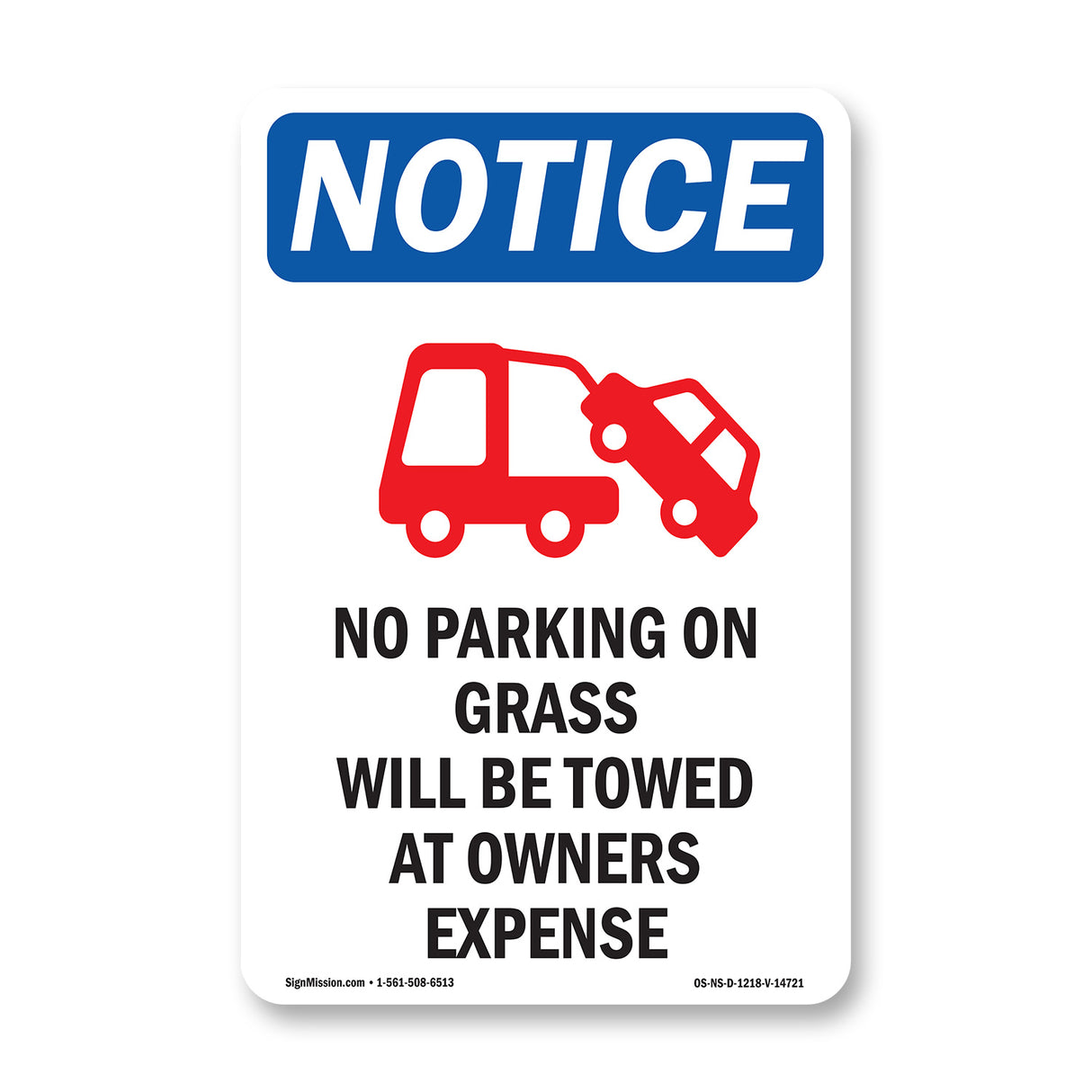No Parking On Grass