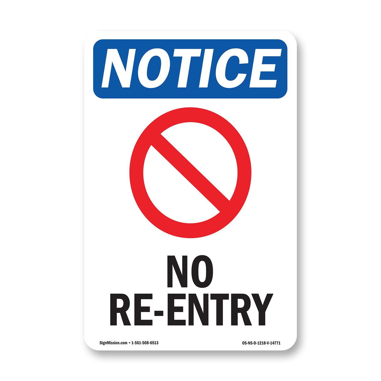 No Re-Entry