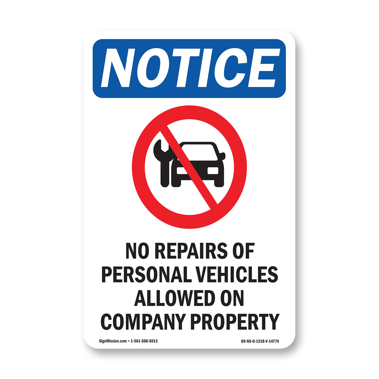 No Repairs Of Personal