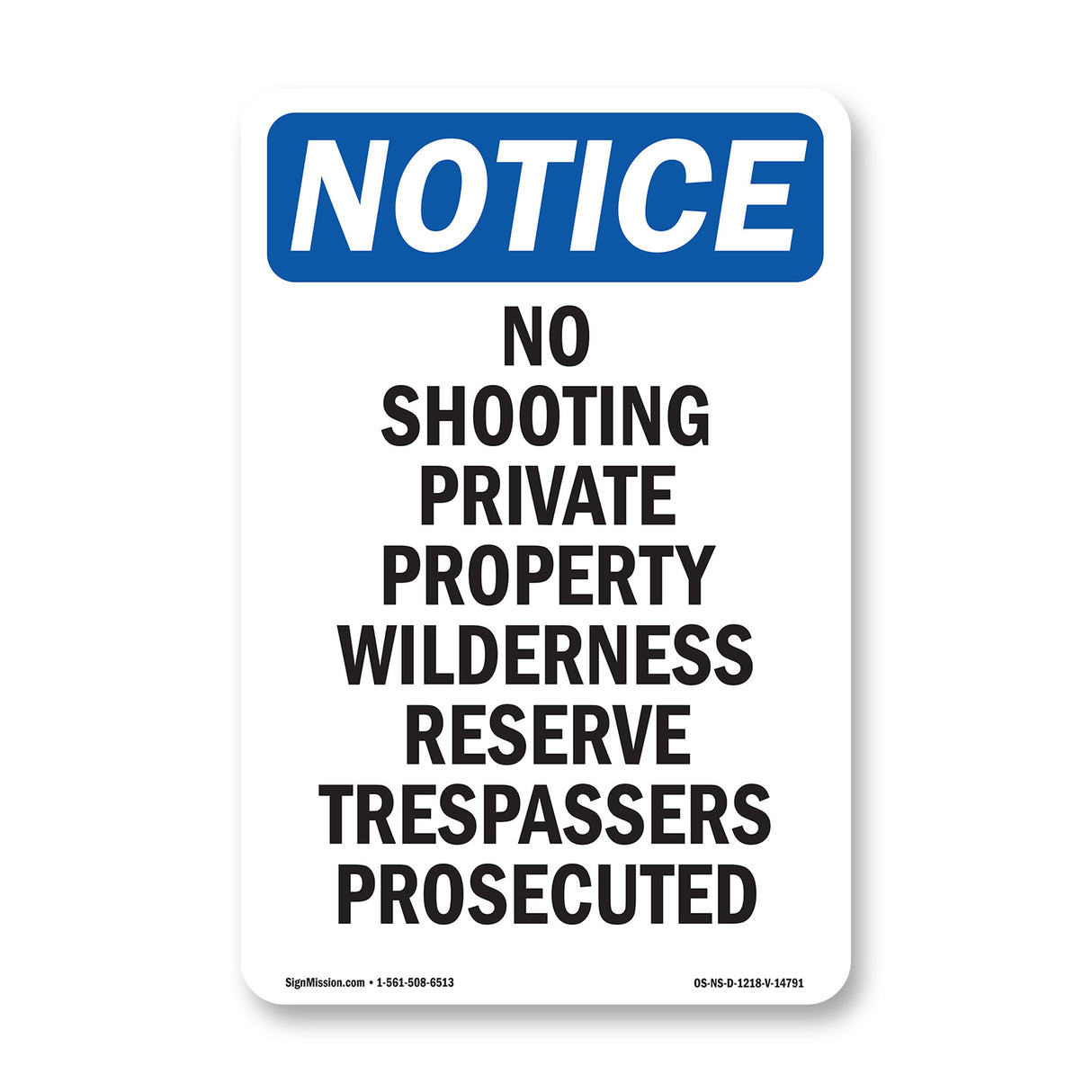 No Shooting Private Property Wilderness