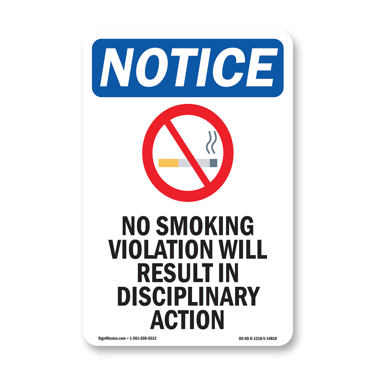 No Smoking Violation