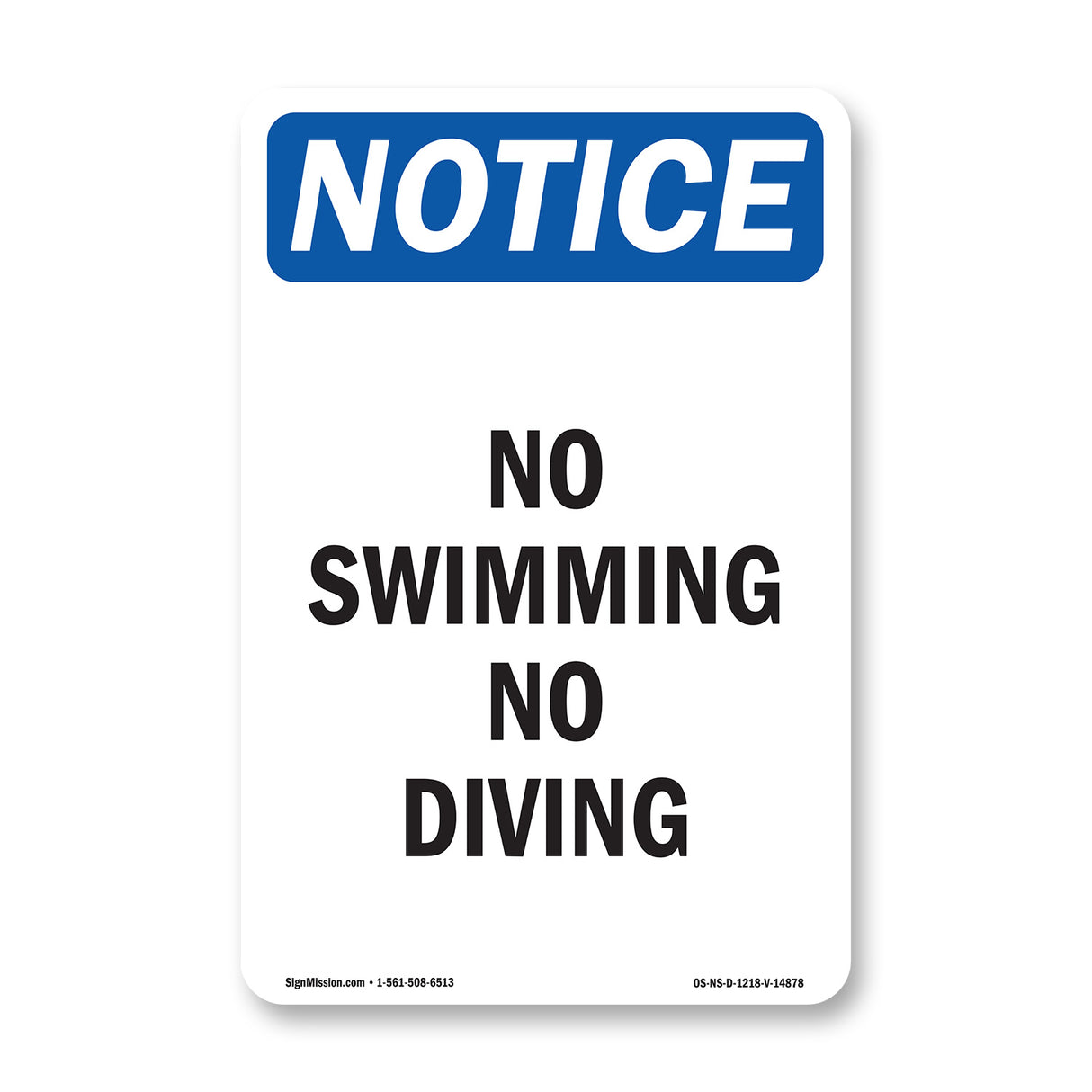 No Swimming No Diving