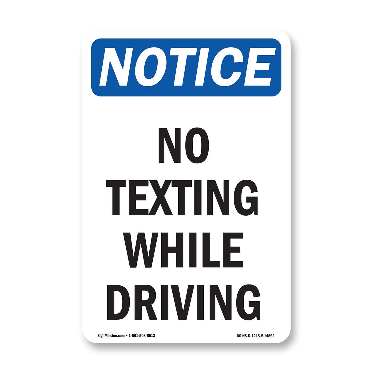 No Texting While Driving