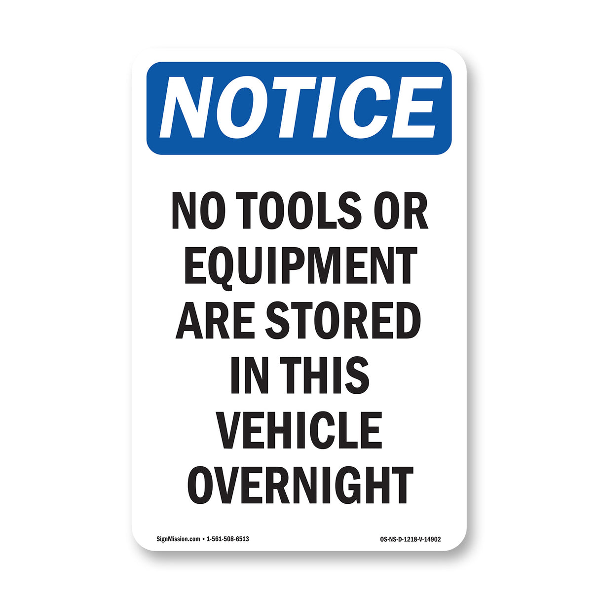 No Tools Or Equipment Are Stored In This