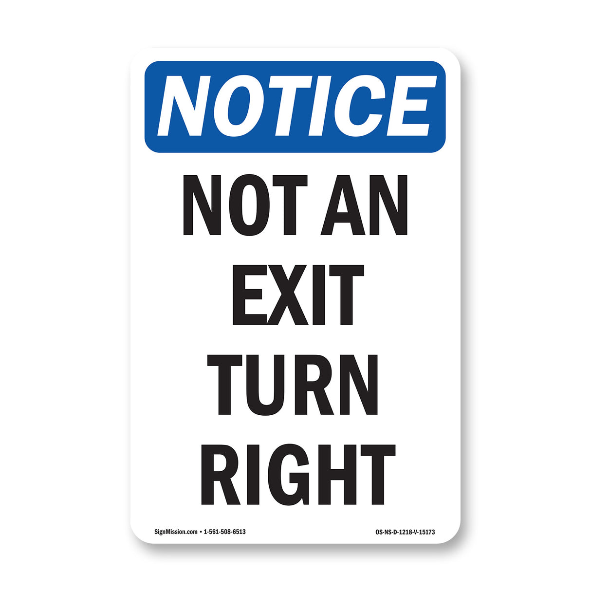 Not An Exit Turn Right