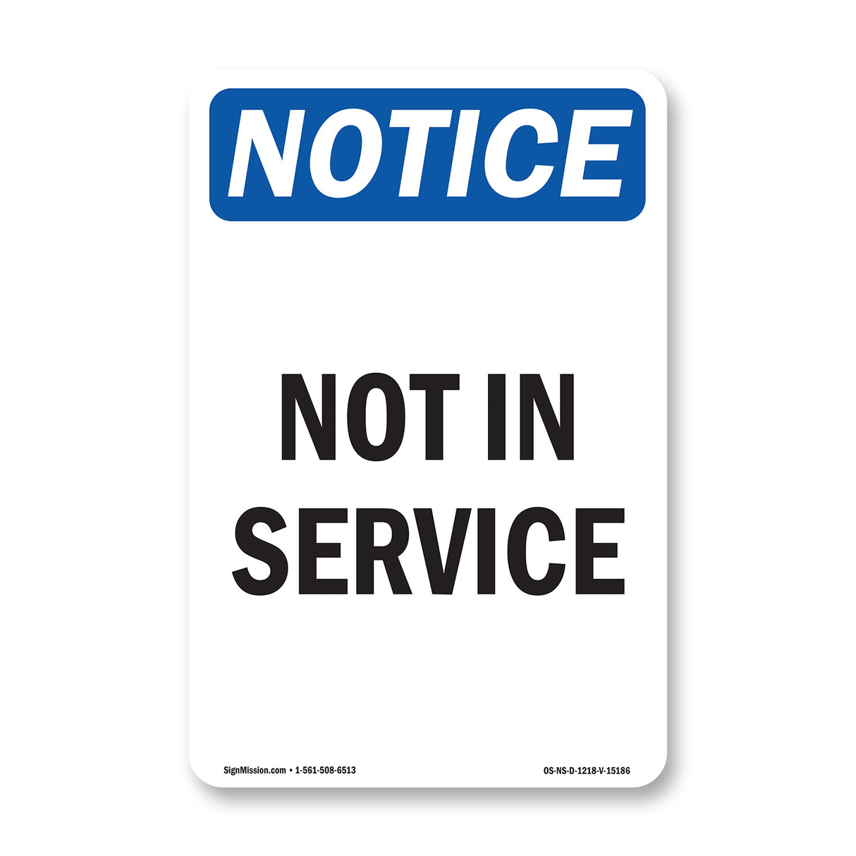 Not In Service