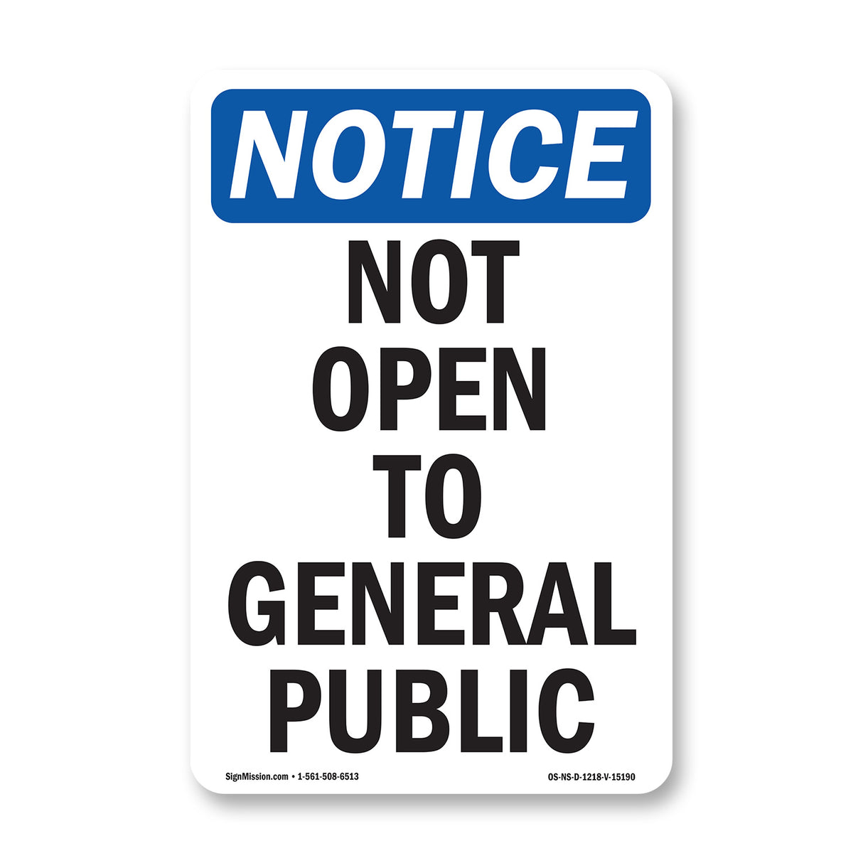 Not Open To General Public