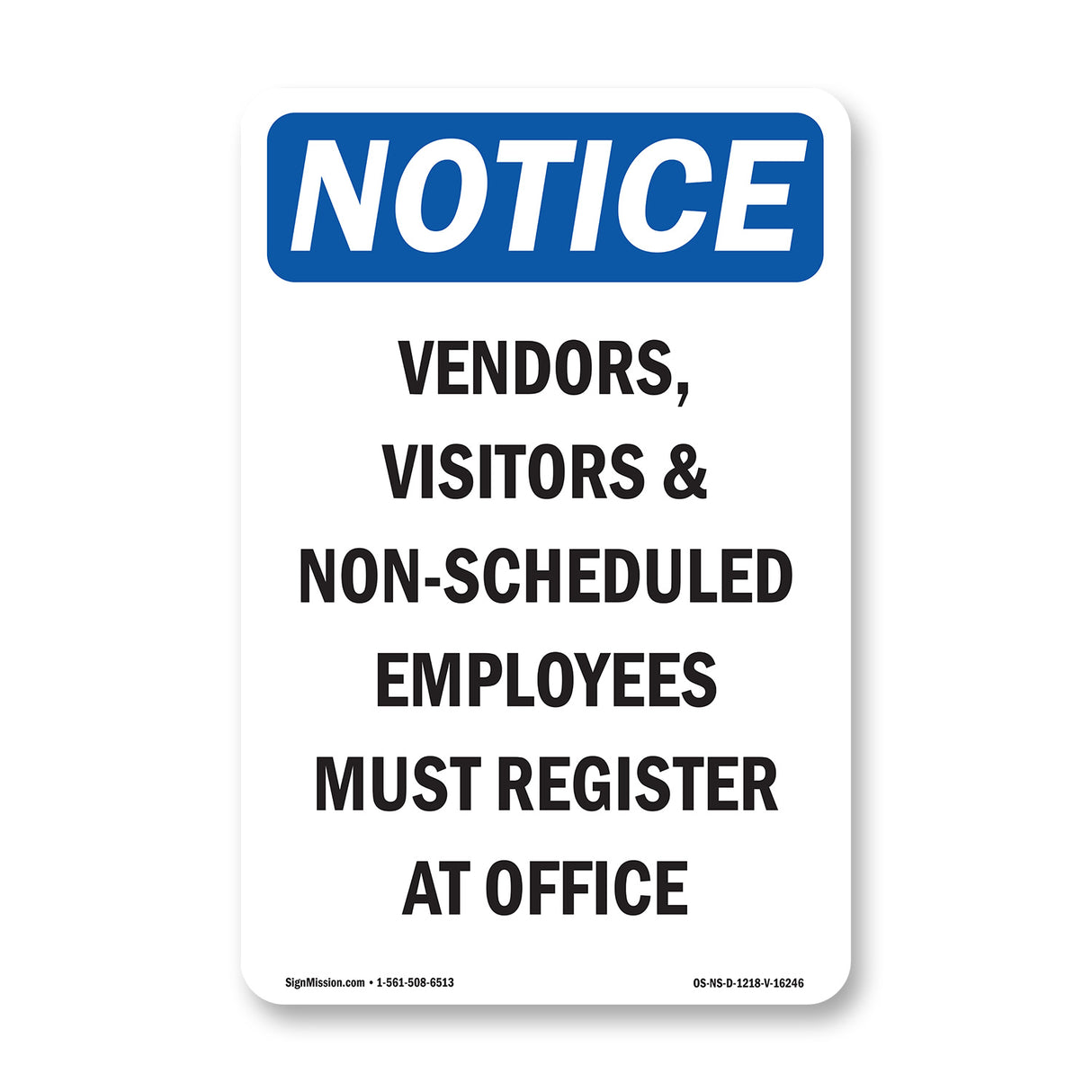 NOTICE Non-Scheduled Employees Must Register