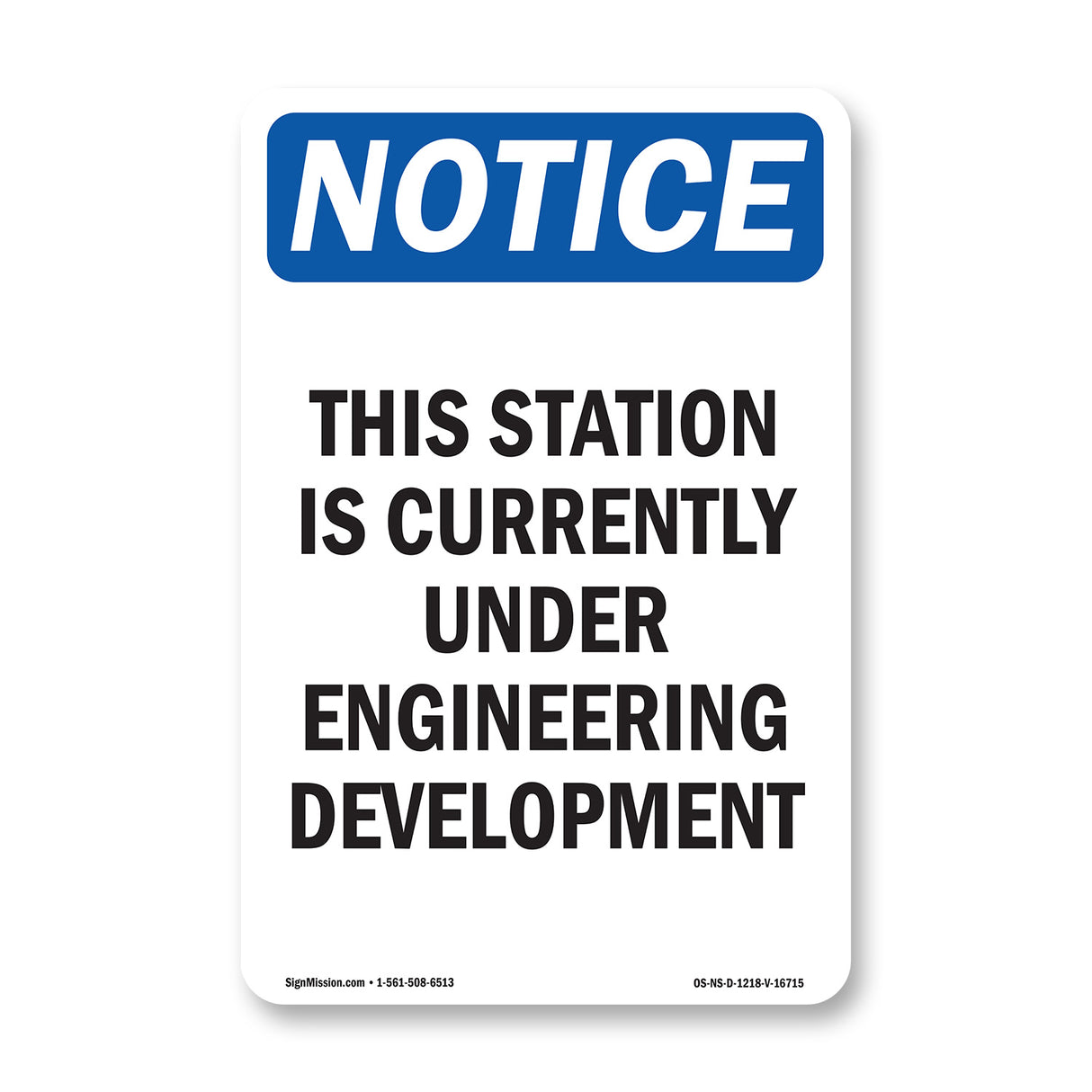 NOTICE This Station Is Currently