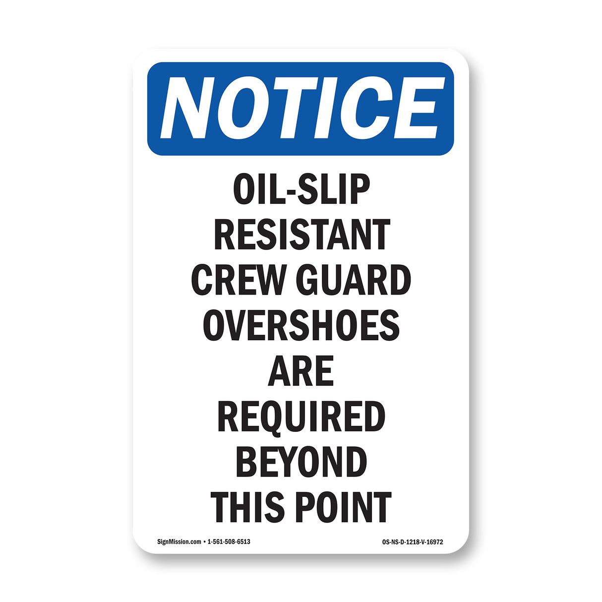 Oil-Slip Resistant Crew Guard Overshoes