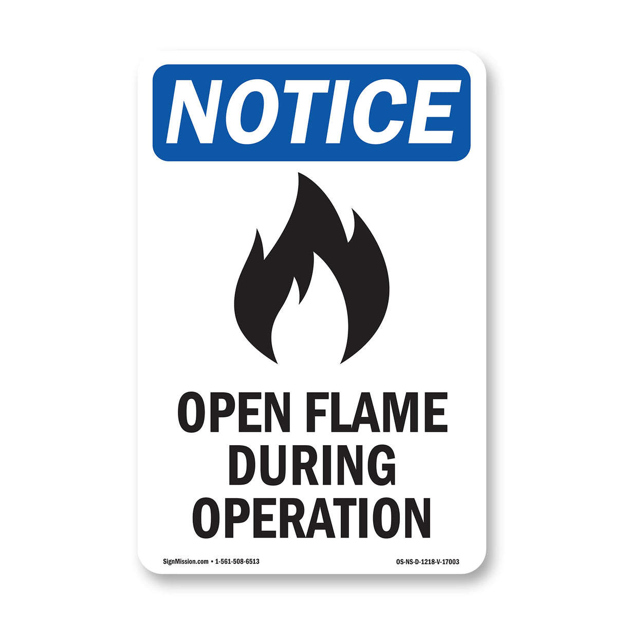 Open Flame During Operation