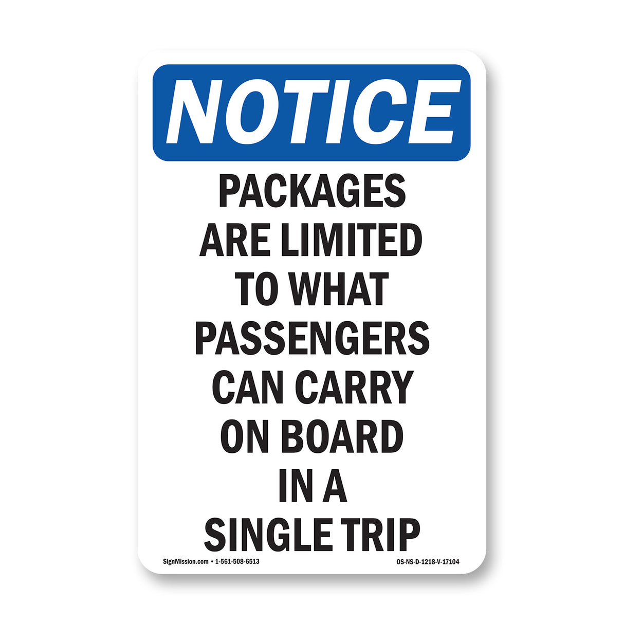 Packages Are Limited To What Passengers
