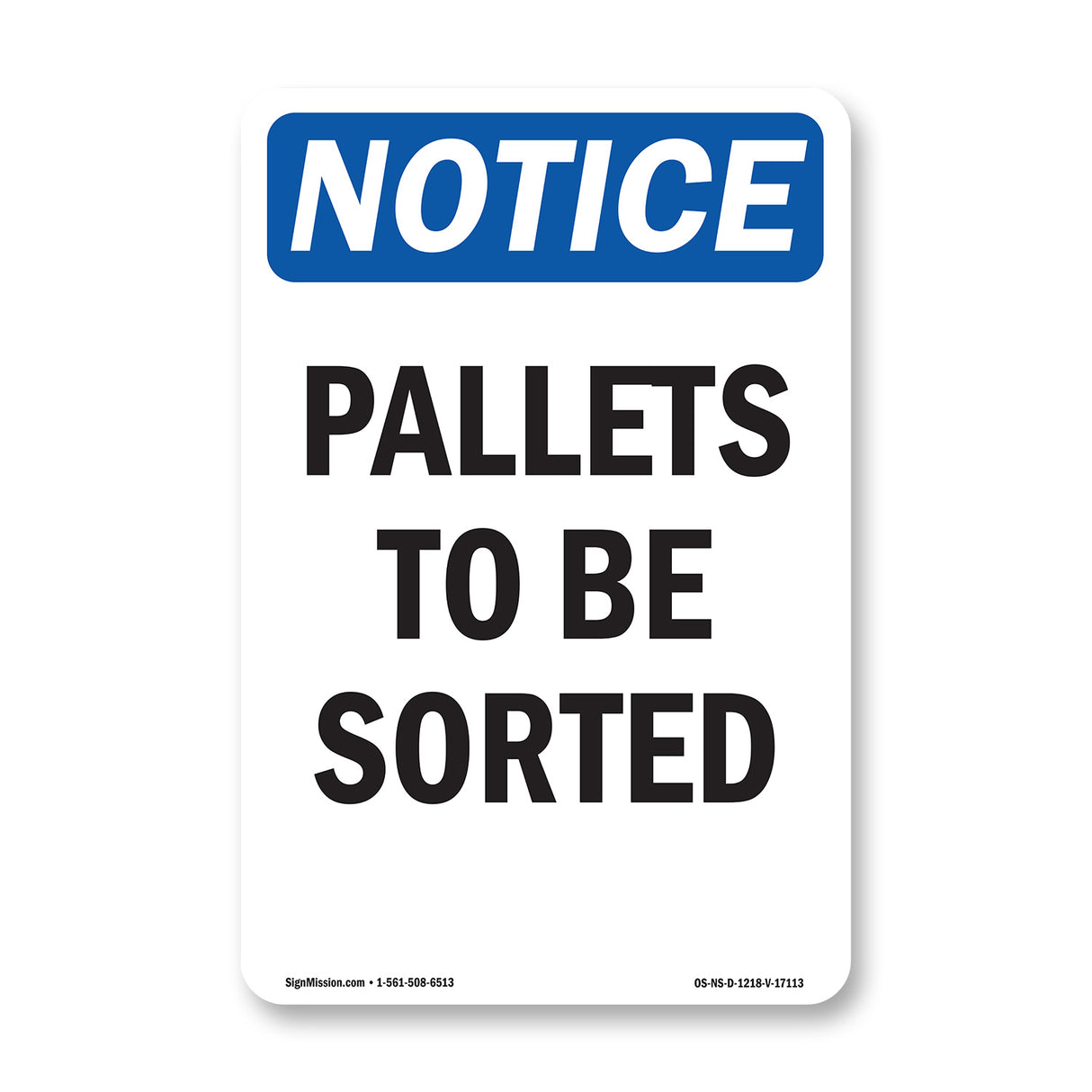 Pallets To Be Sorted