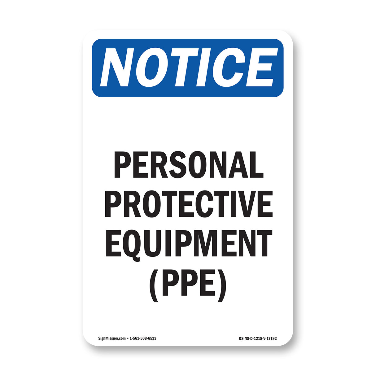 Personal Protective Equipment (PPE)
