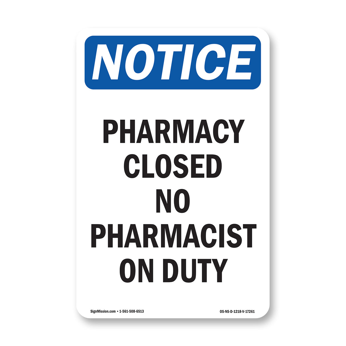 Pharmacy Closed No Pharmacist On Duty