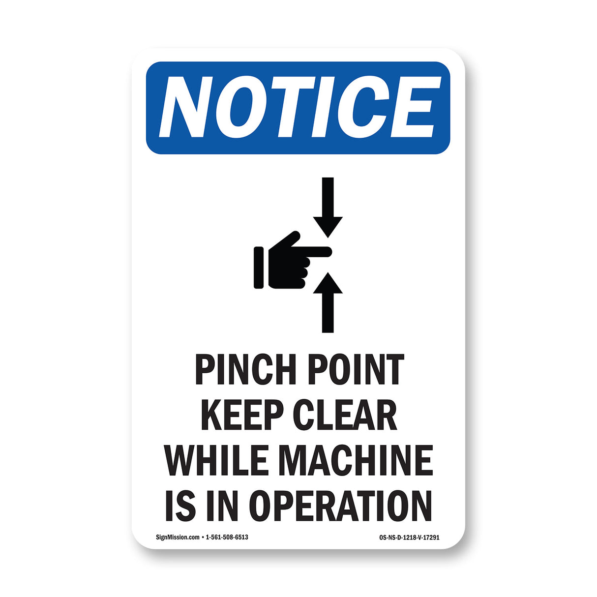 Pinch Point Keep Clear