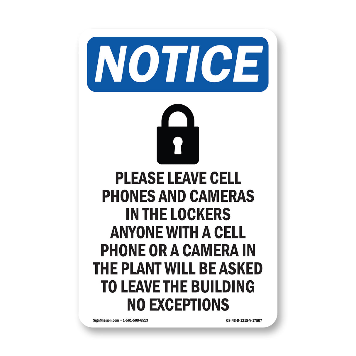 Please Leave Cell Phones And