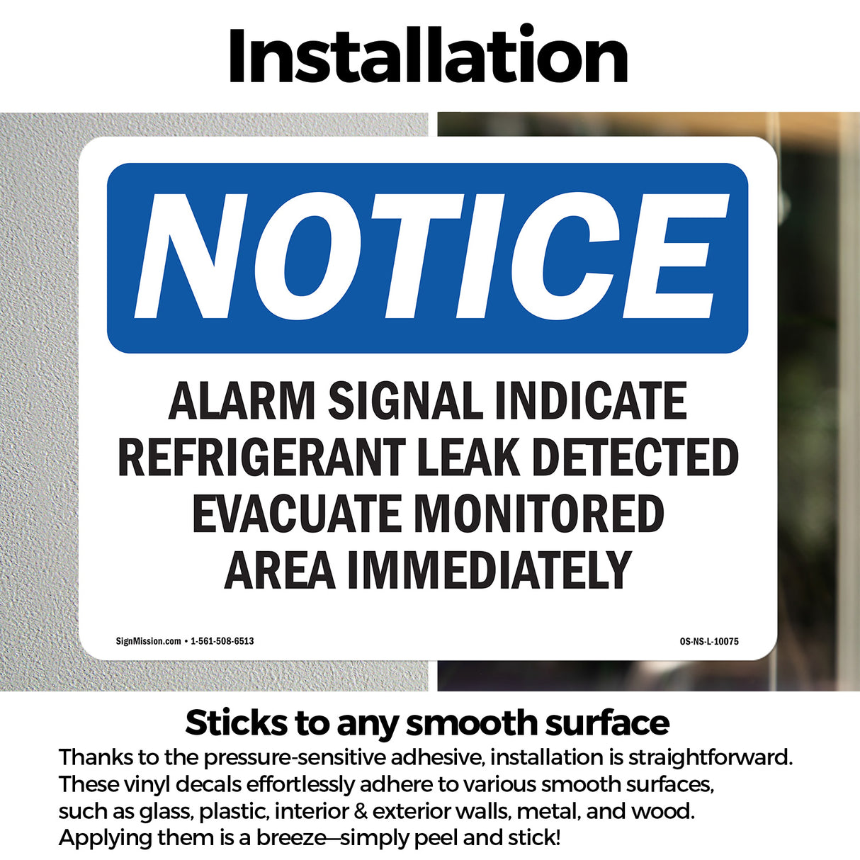 Alarm Signal Indicates Refrigerant Leak