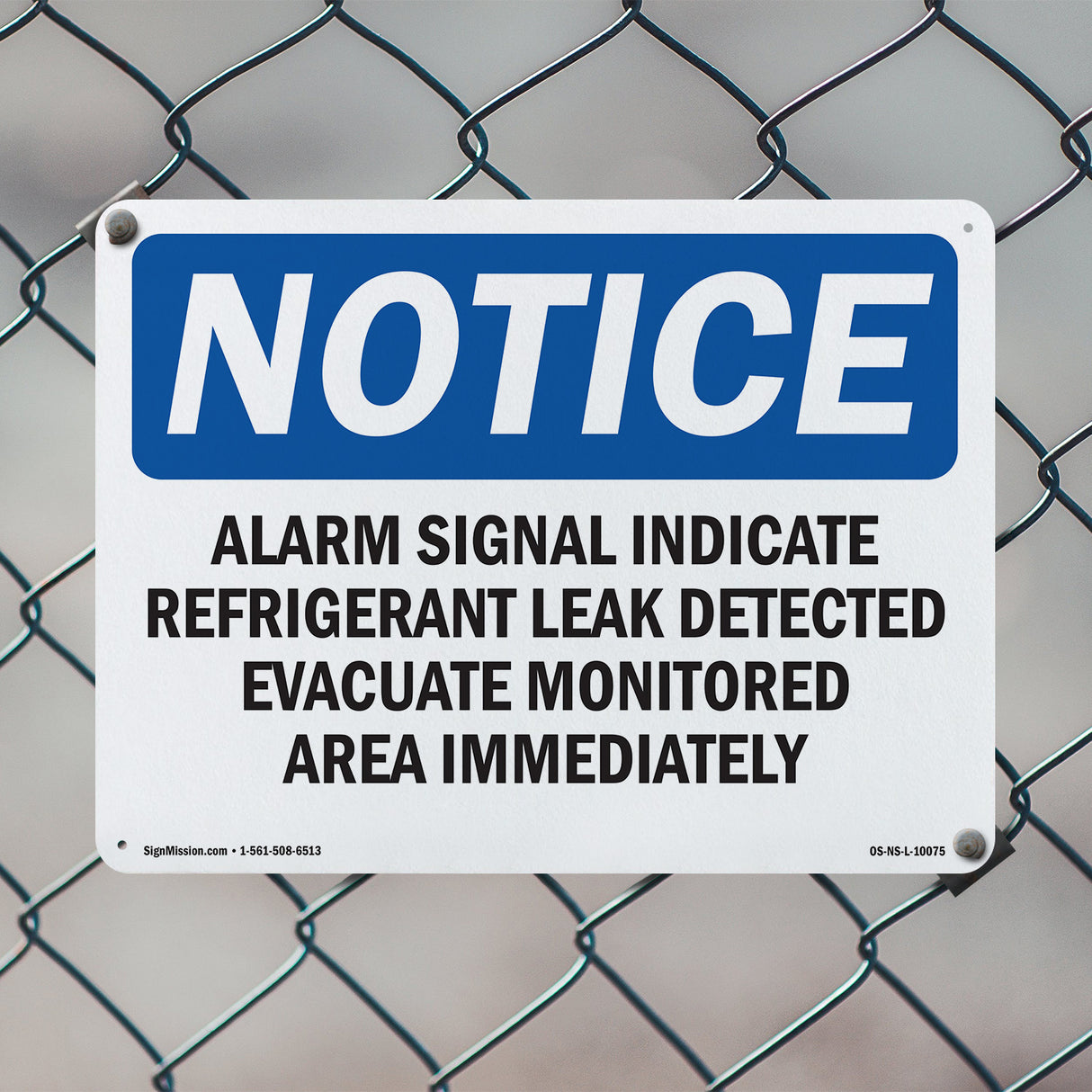 Alarm Signal Indicates Refrigerant Leak