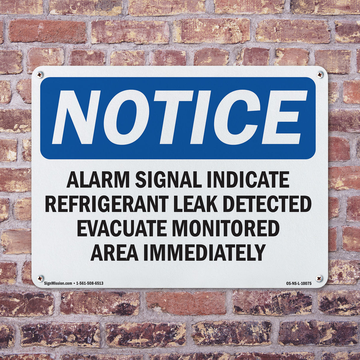 Alarm Signal Indicates Refrigerant Leak
